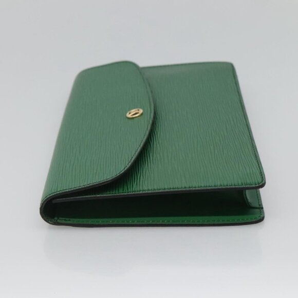 LOUIS VUITTON Epi Montaigne 27 Clutch Bag Green M52654 LV Auth 120494 - Picture 4 of 16